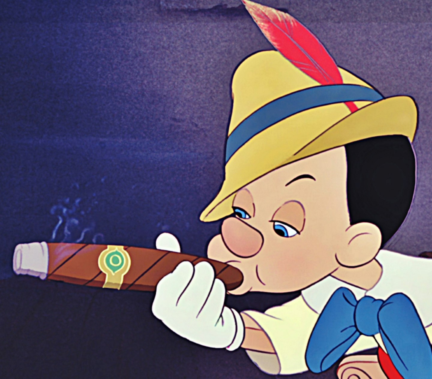 Pinocchio smoking