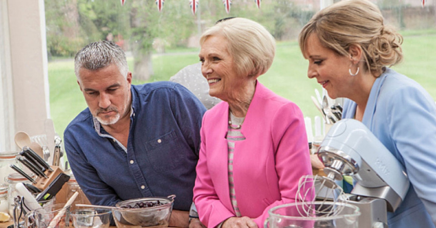 Paul Hollywood and Mary Berry and Mel Giedroyc
