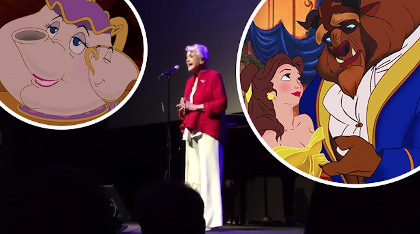 Angela Lansbury sings Beauty and the Beast
