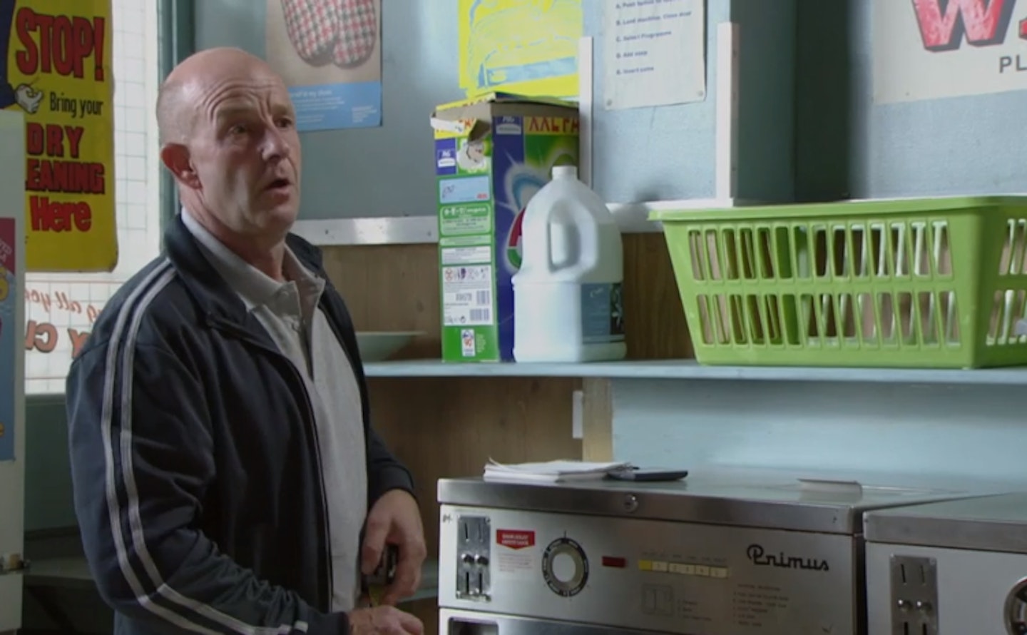 EastEnders Dot Branning receives news about launderette