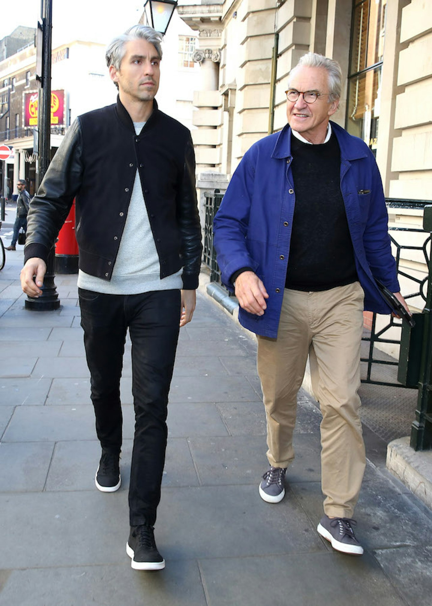 Larry lamb and his son George