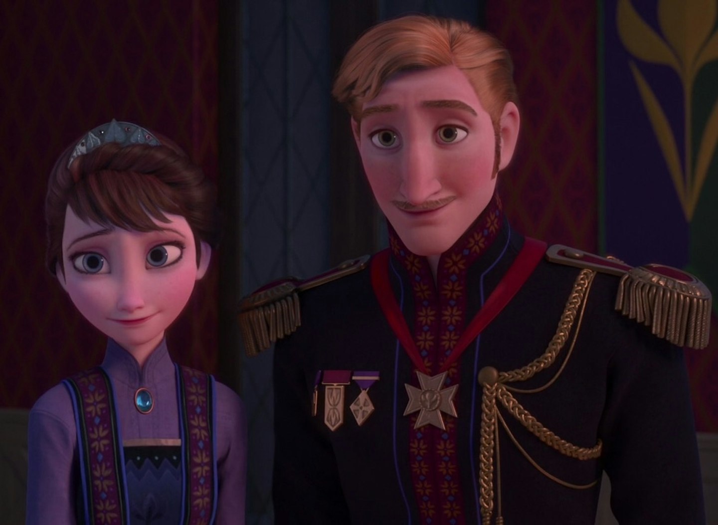 Frozen Anna Elsa parents