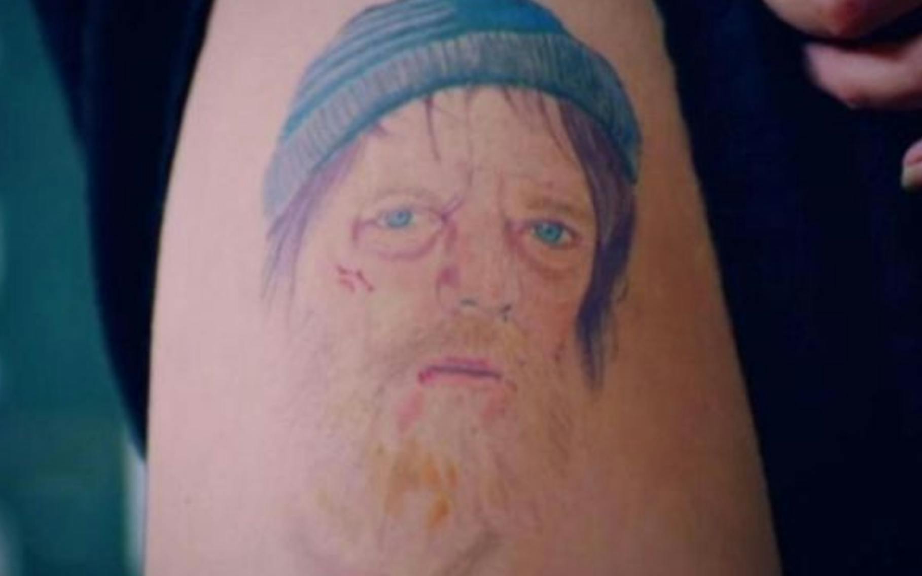Liam Brindle on Twitter Finally have a close up of Connor Woodss  infamous tattoo Ian Brown  Frank Gallagher  Pete Molyneux  Jesus  httptcoh4GQ36Bgf5  Twitter