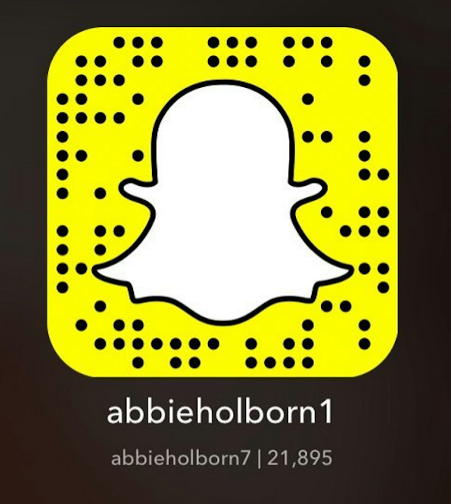 Abbie Holborn Snapchat
