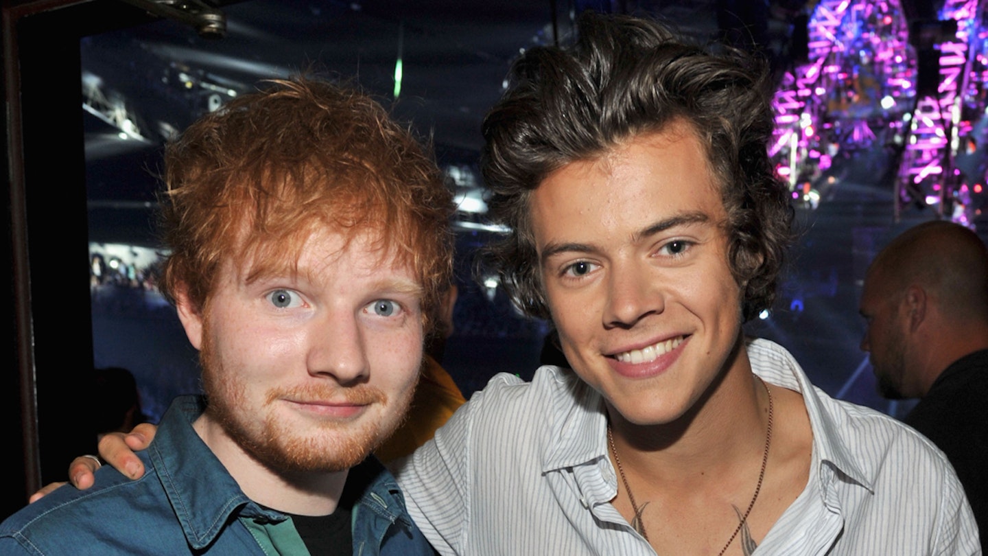 Harry Styles and Ed Sheeran