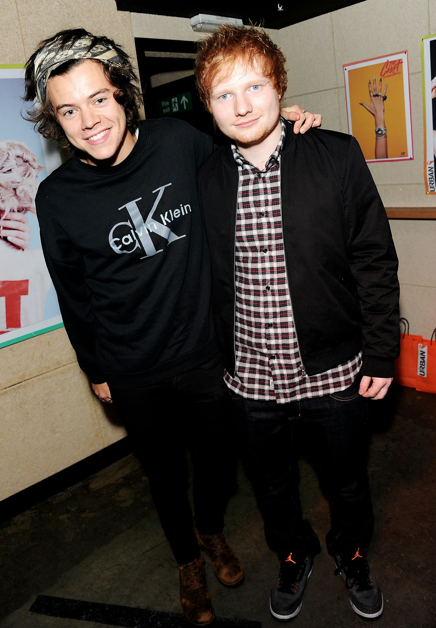 Harry Styles and Ed Sheeran