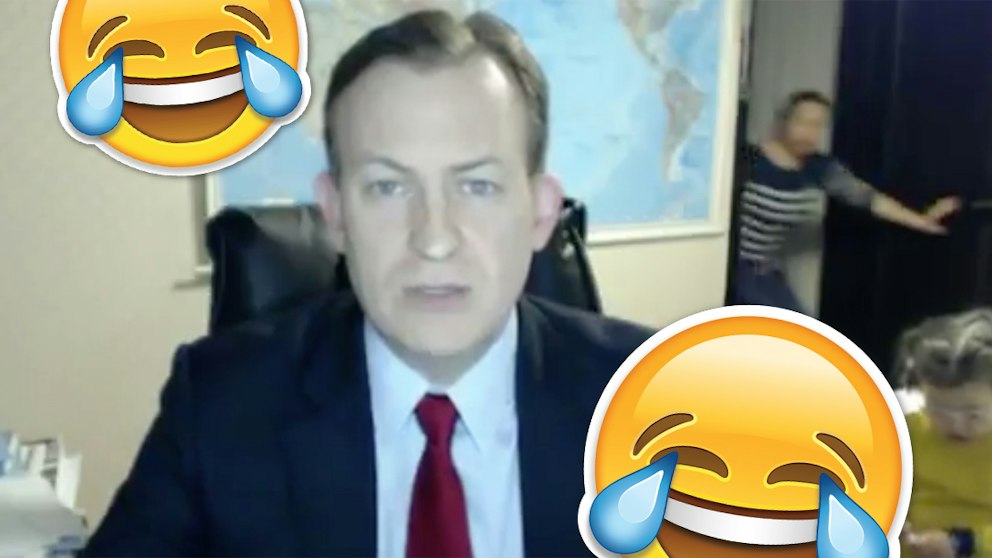 Interview Fail Look Watch the hilarious BBC interview fail that's going viral - heat