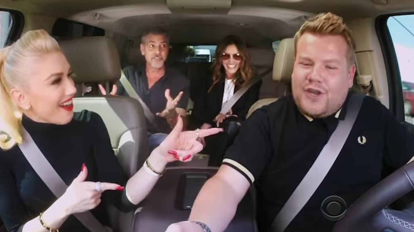 Carpool Karaoke with James Corden Gwen Stefani George Clooney and Julia Roberts