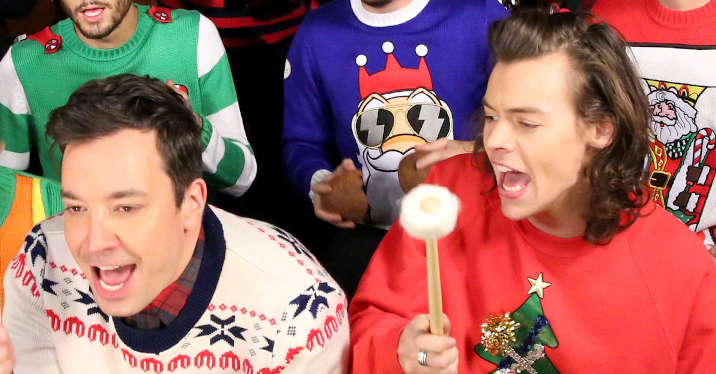 Harry Styles and Jimmy Fallon