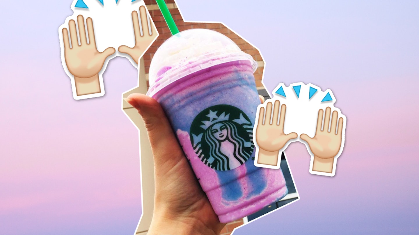Starbucks unicorn Frappuccino