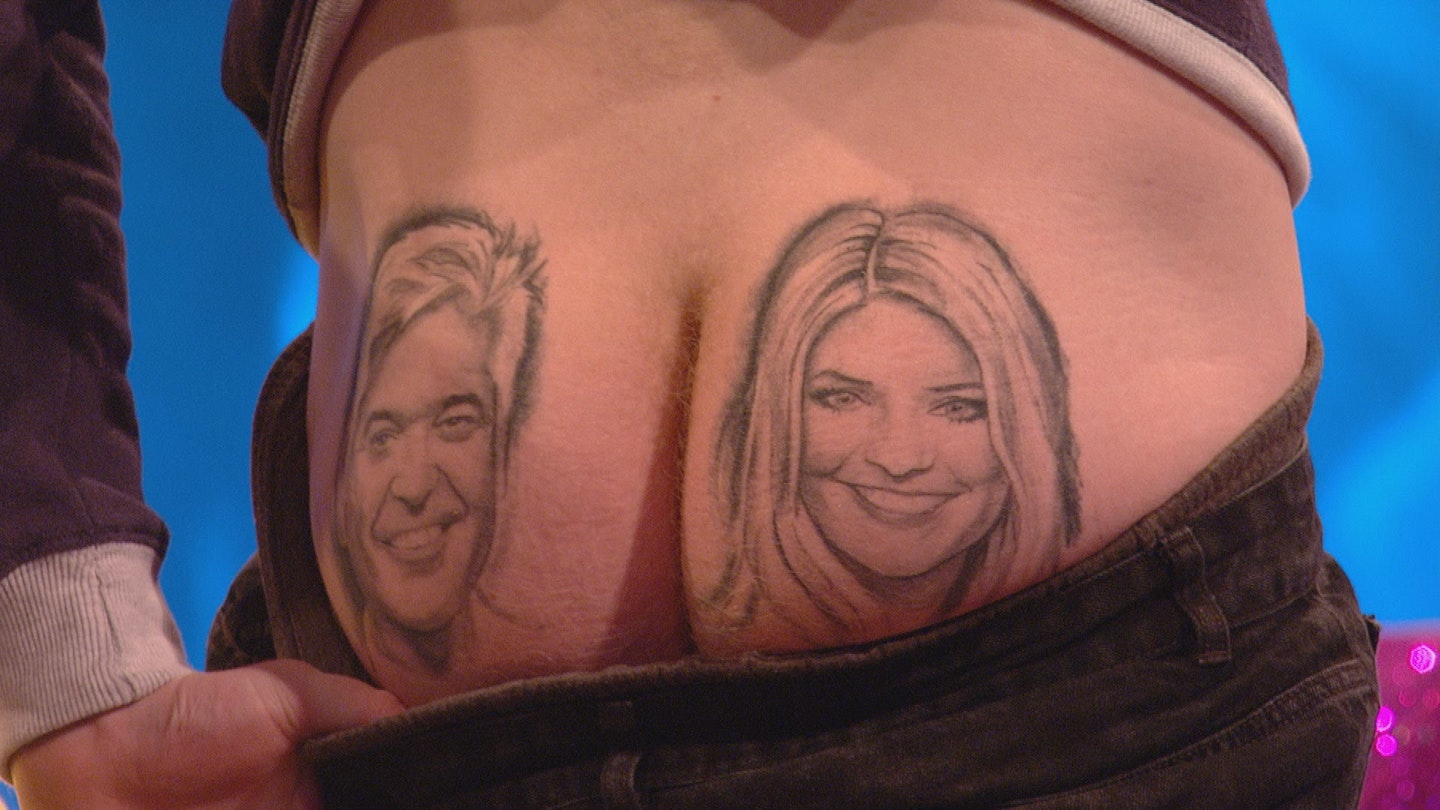 holly-willoughby-phillip-schofield-faces-tattooed-bum-matty-celebrity-juice