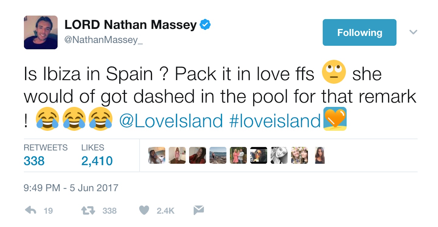 Love Island Twitter