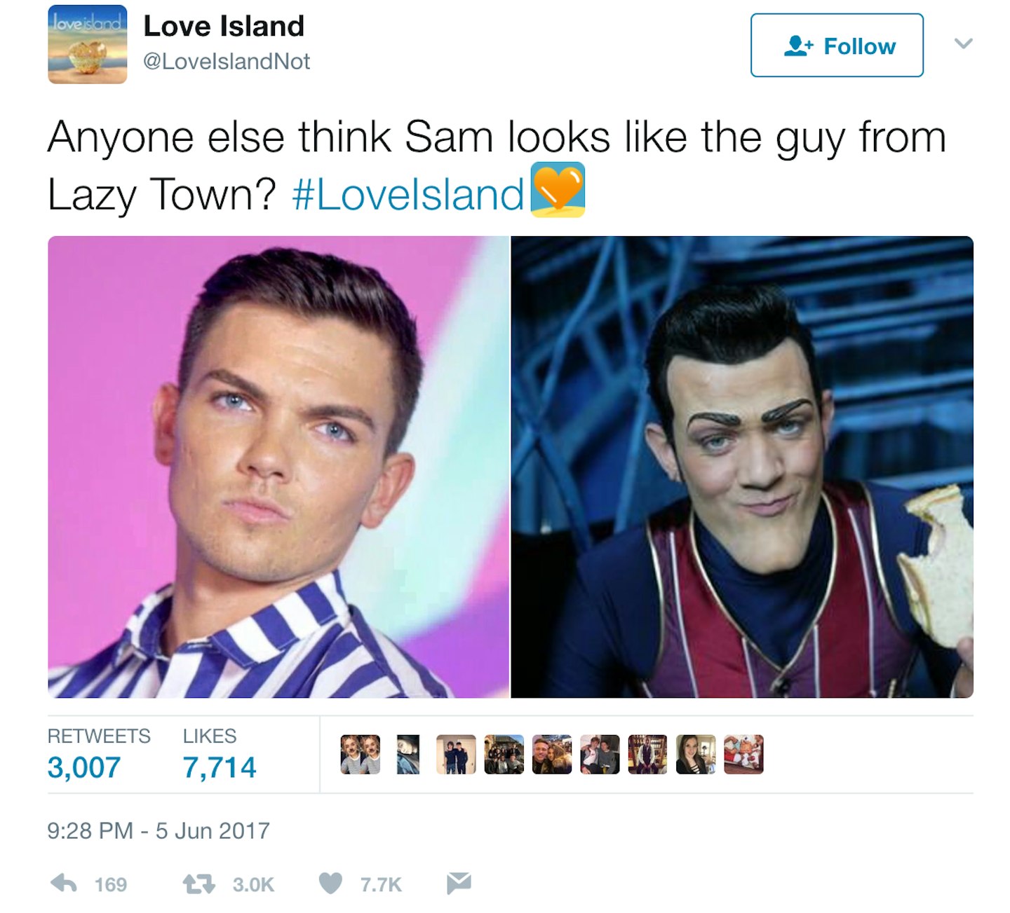 Love Island Twitter