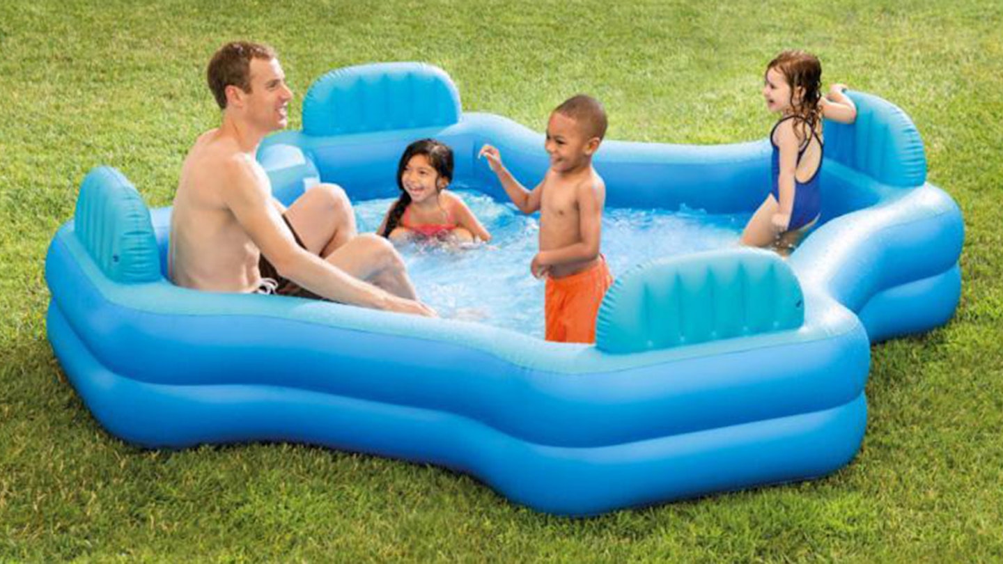 asda inflatable swimming pool summer