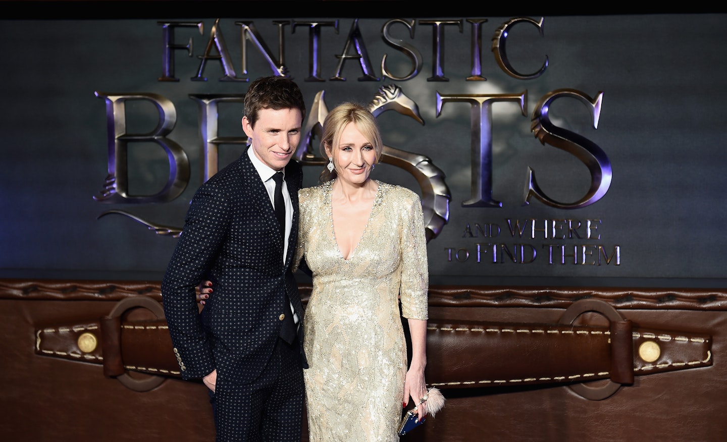 fantastic beasts premiere jk rowling eddie redmayne