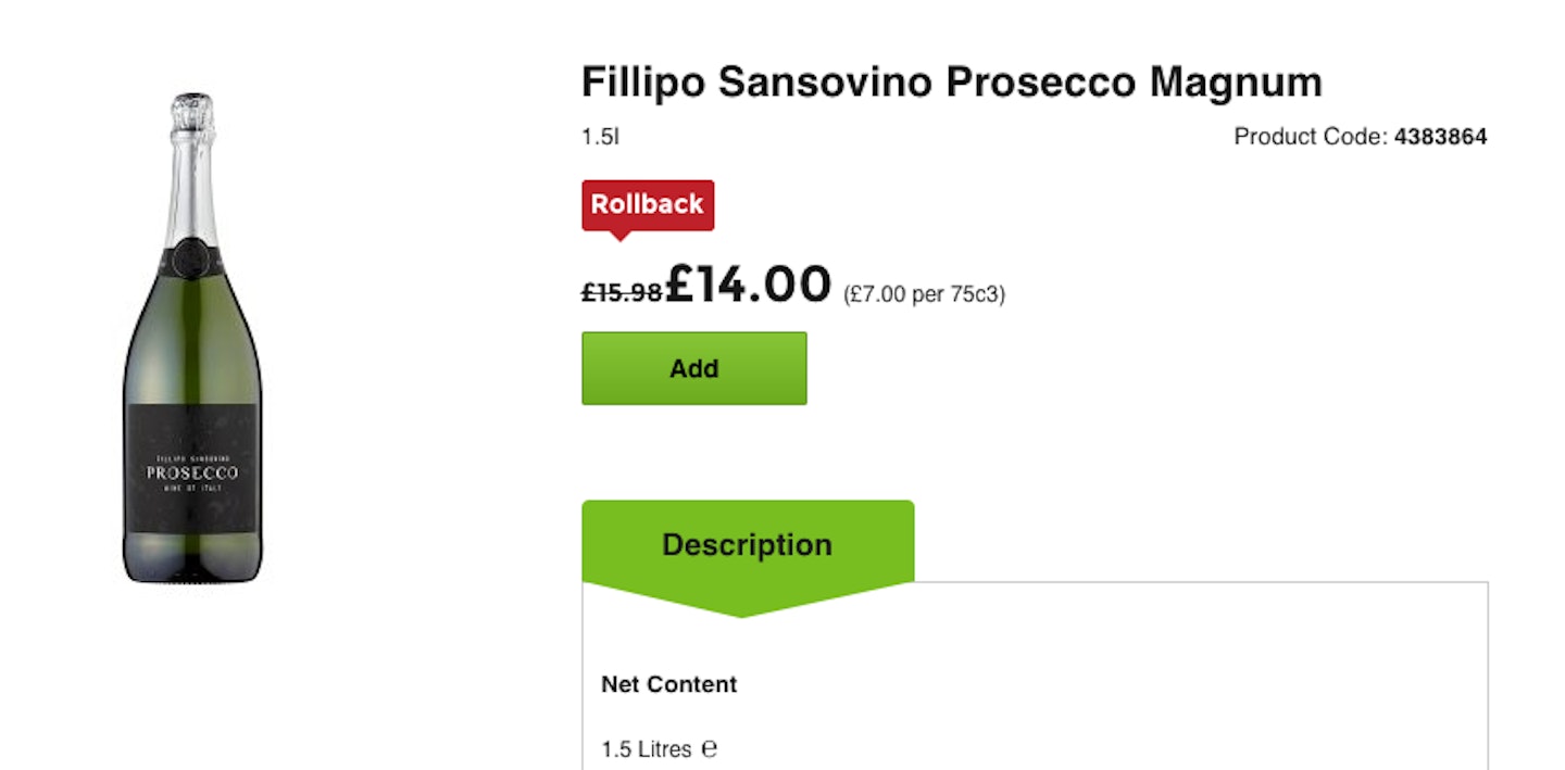 ASDA prosecco