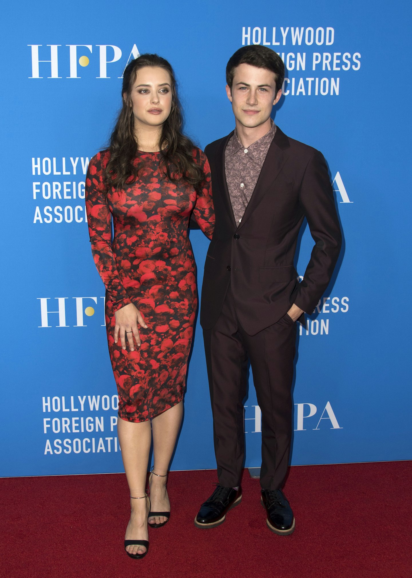 Dylan Minette and Katherine Langford