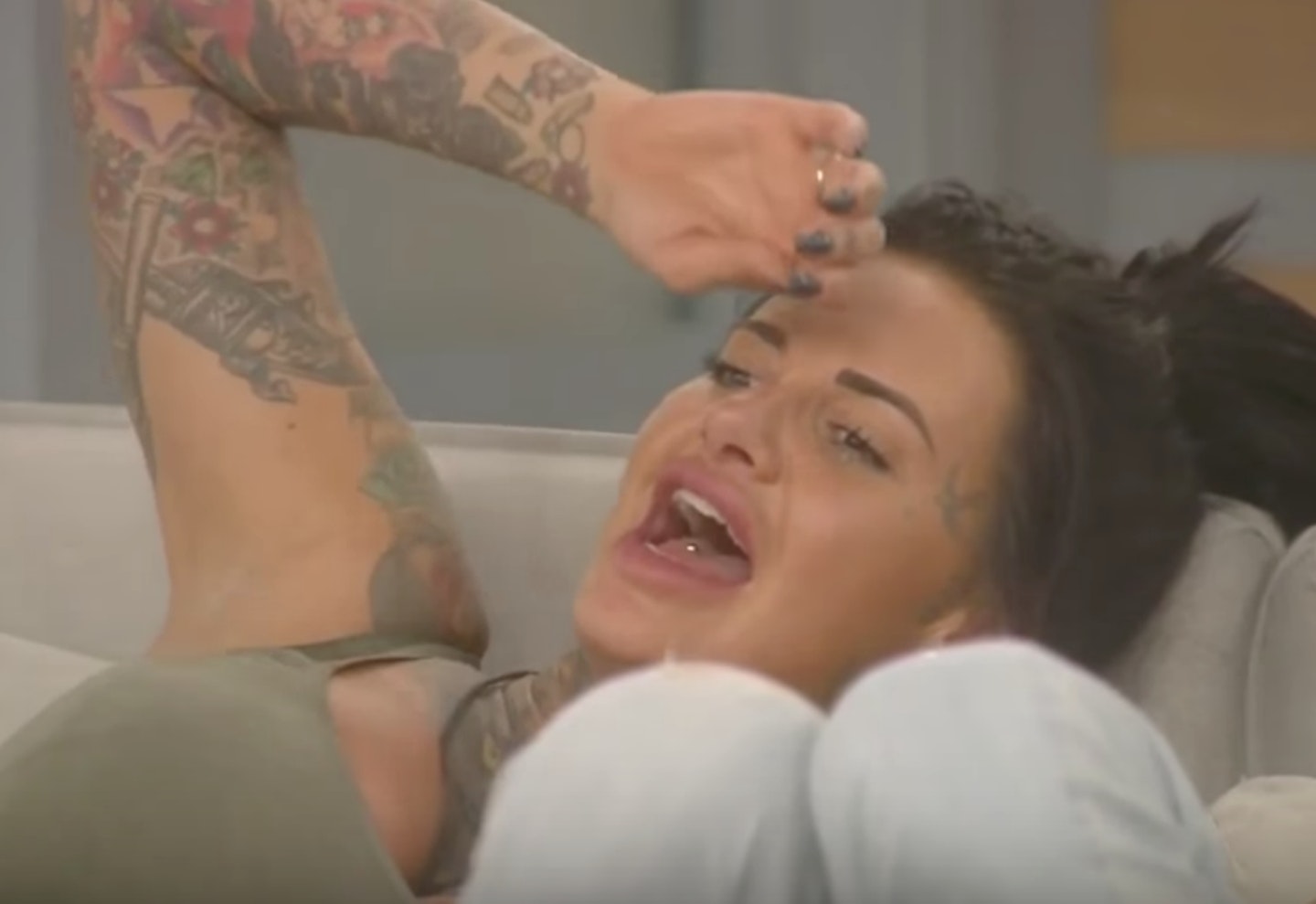 Jemma Lucy goat goating goading Celebrity Big Brother 2017 CBB