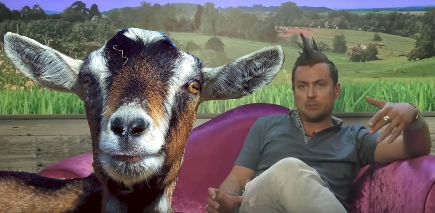 Paul Danan goat goating goading Celebrity Big Brother 2017 CBB