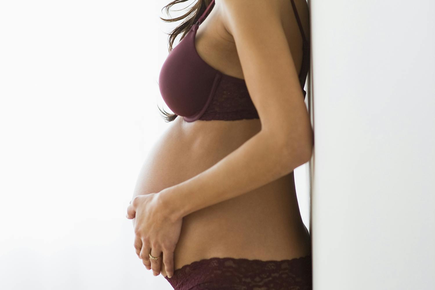 Pregnant Big Tits Erect Nipples