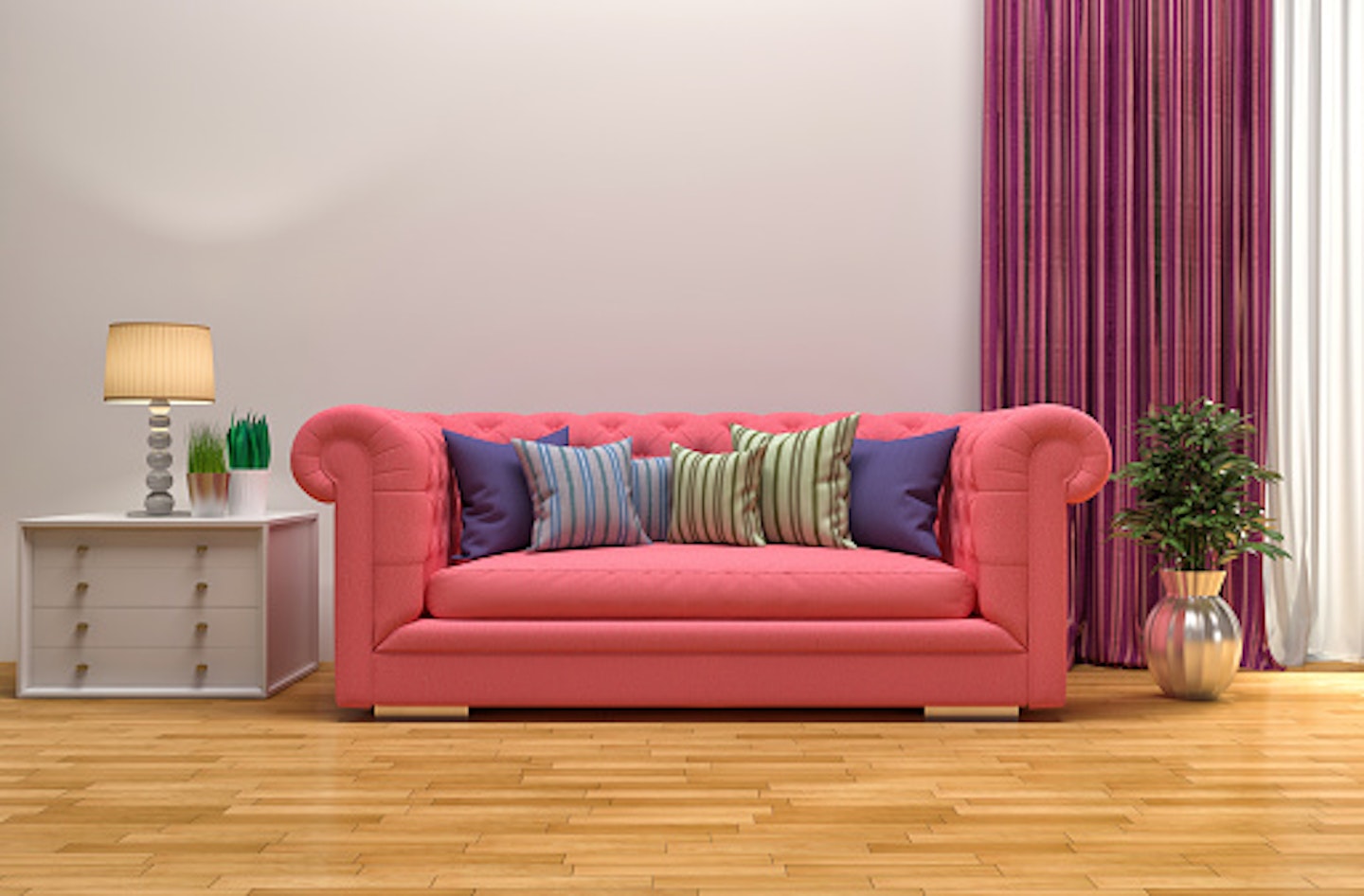 pink sofa fscs