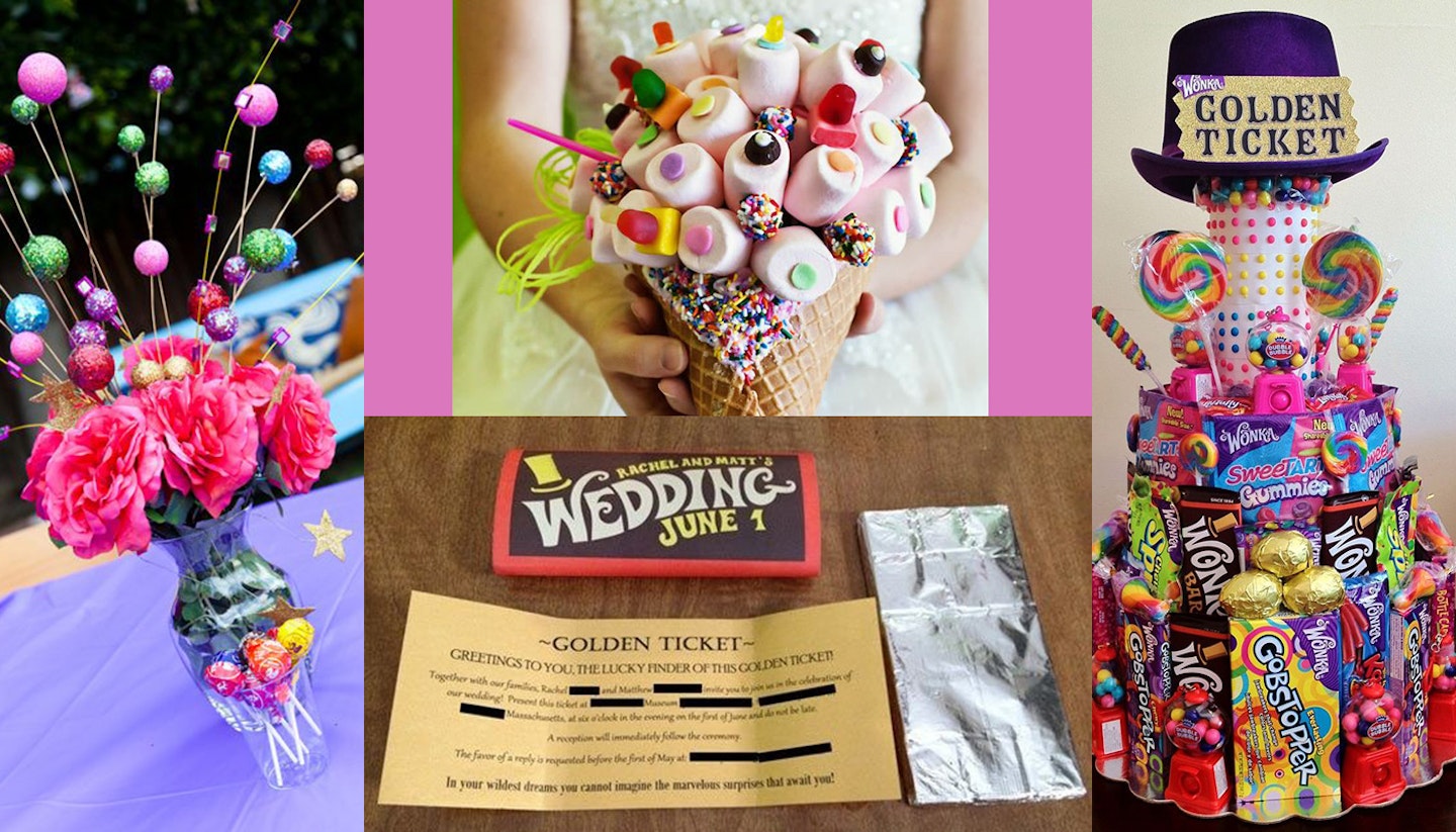 Charlie & The Chocolate Factory wedding