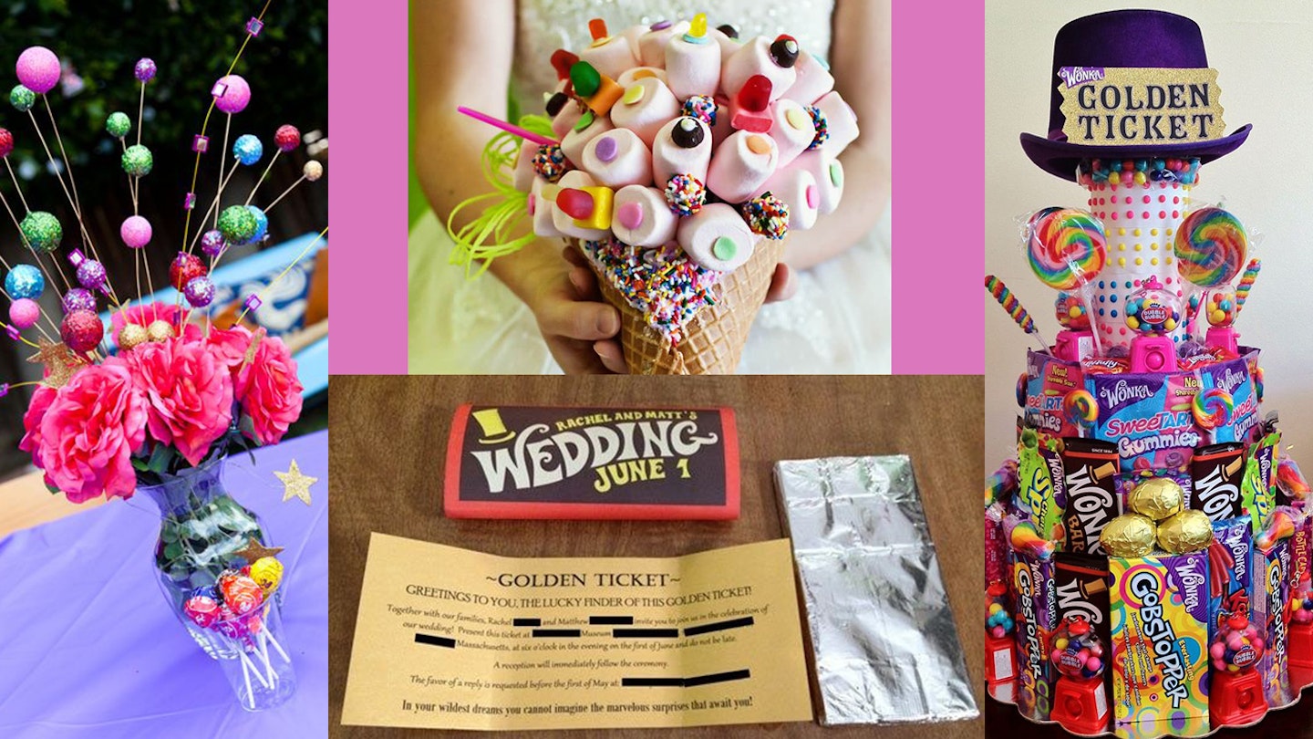 Charlie & The Chocolate Factory wedding