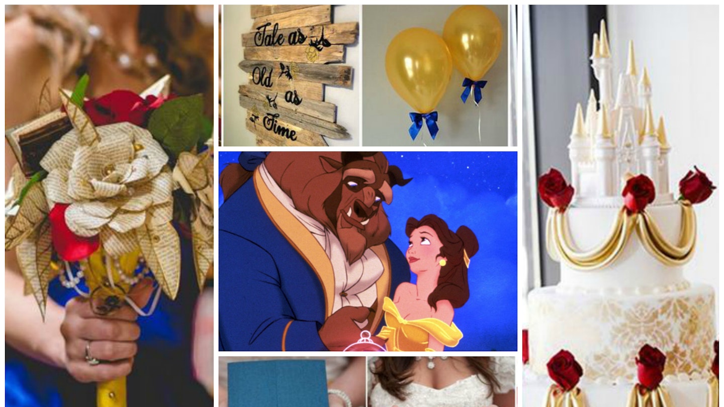 Beauty and the Beast wedding inspiration