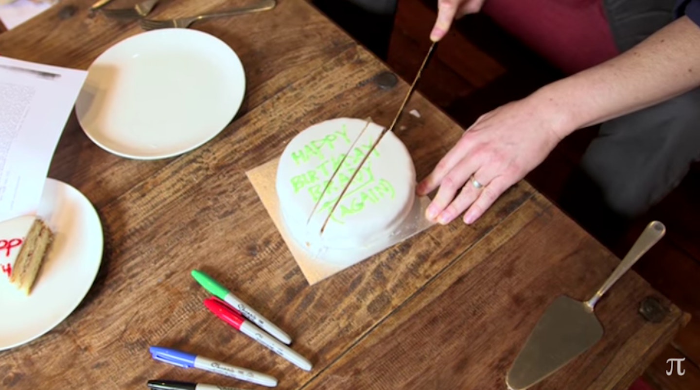 Cutting a cake how to