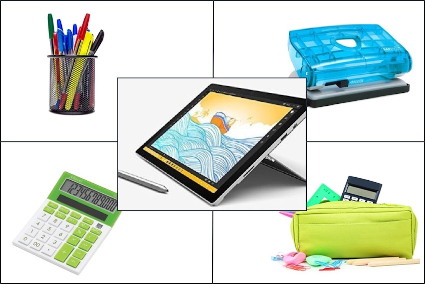 stationery collage back to school amazon deals