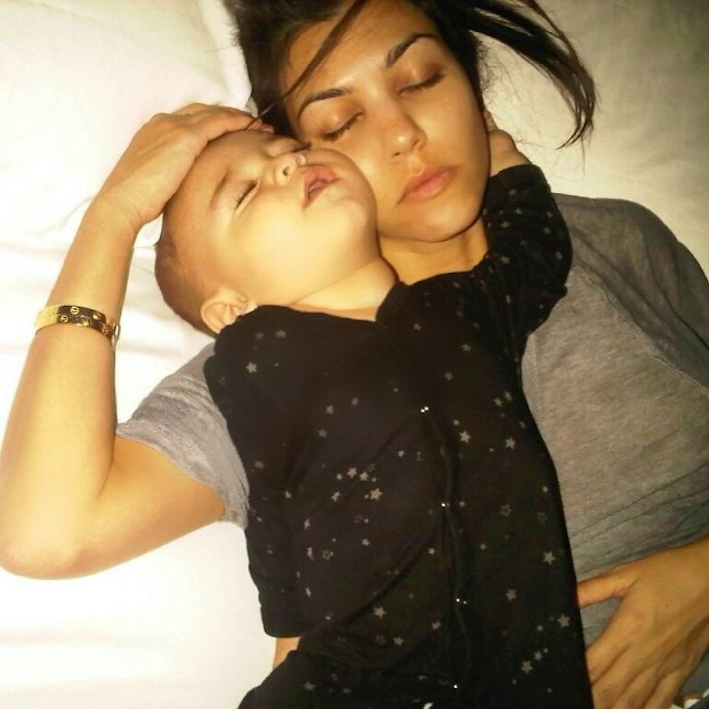 Kourtney Kardashian, co-sleeping