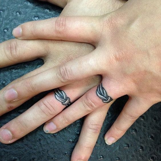 Discover These 45 Fantastic Wedding Ring Tattoos to Symbolize Your Eternal  Bond ❤️ Blog Wezoree