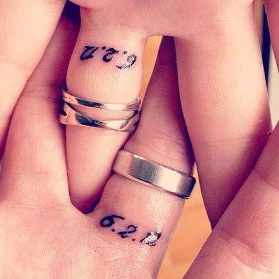 Forget the Metal—These Ring Finger Tattoos Will Stay With You Forever |  Couple ring finger tattoos, Ring finger tattoos, Finger tattoos