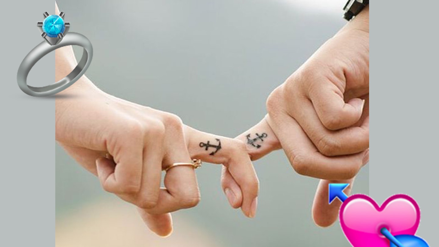 Married Couple Tattoos That Say Soulmate