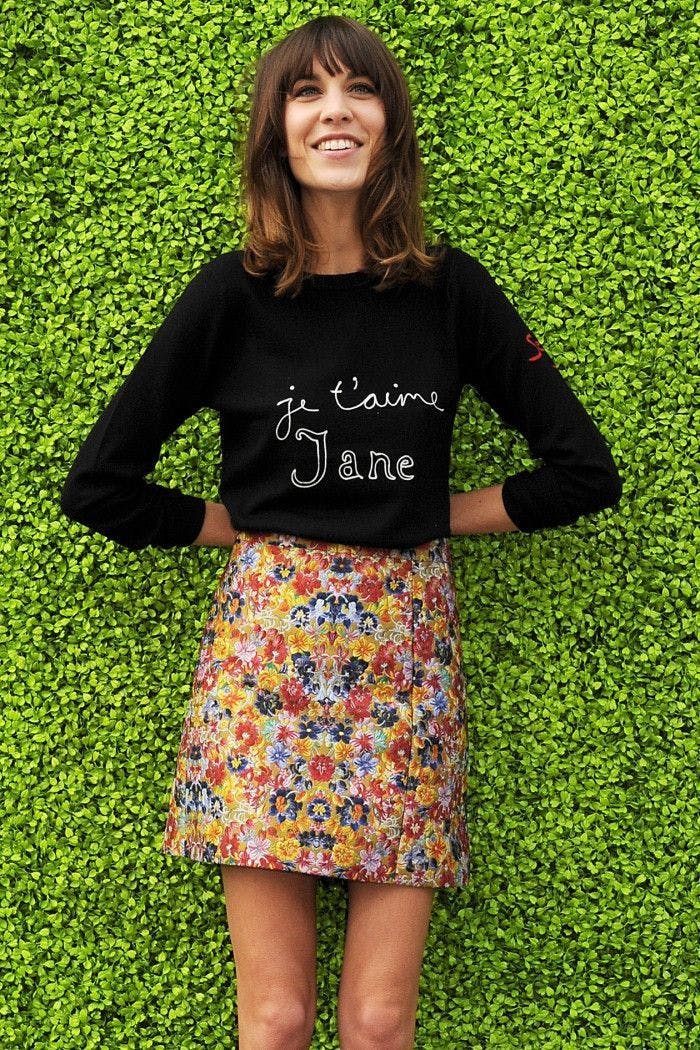 Alexa chung cheap navy jumper