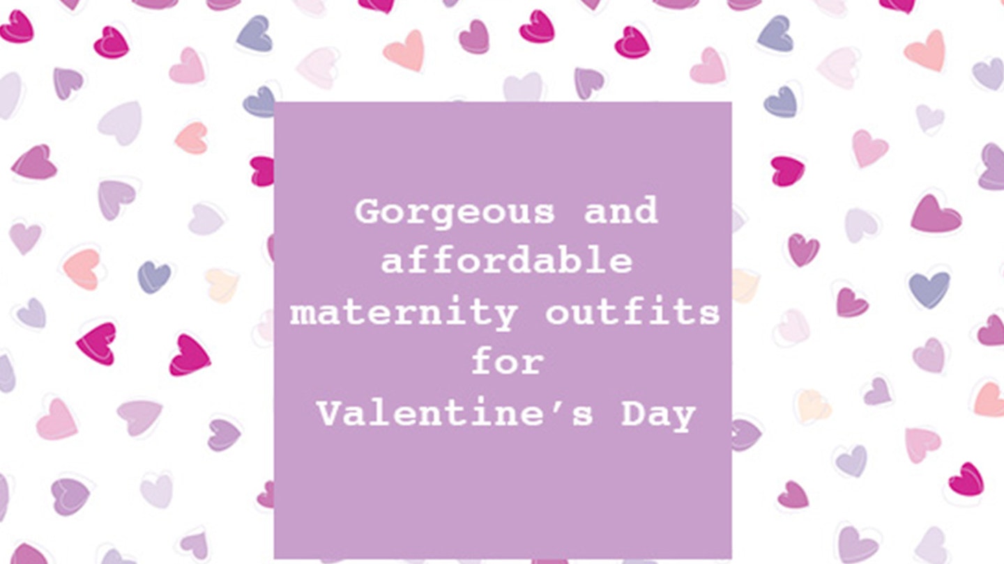 Maternity outfits for Valentine’s Day