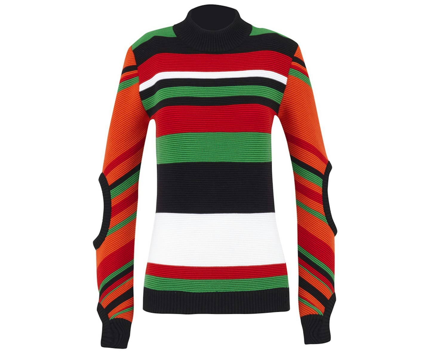 JW Anderson Ottoman Stripe Mockneck