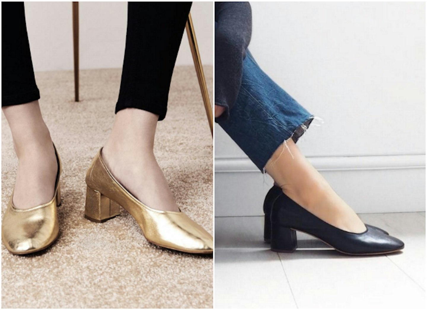 block heel pump spring shoe trends