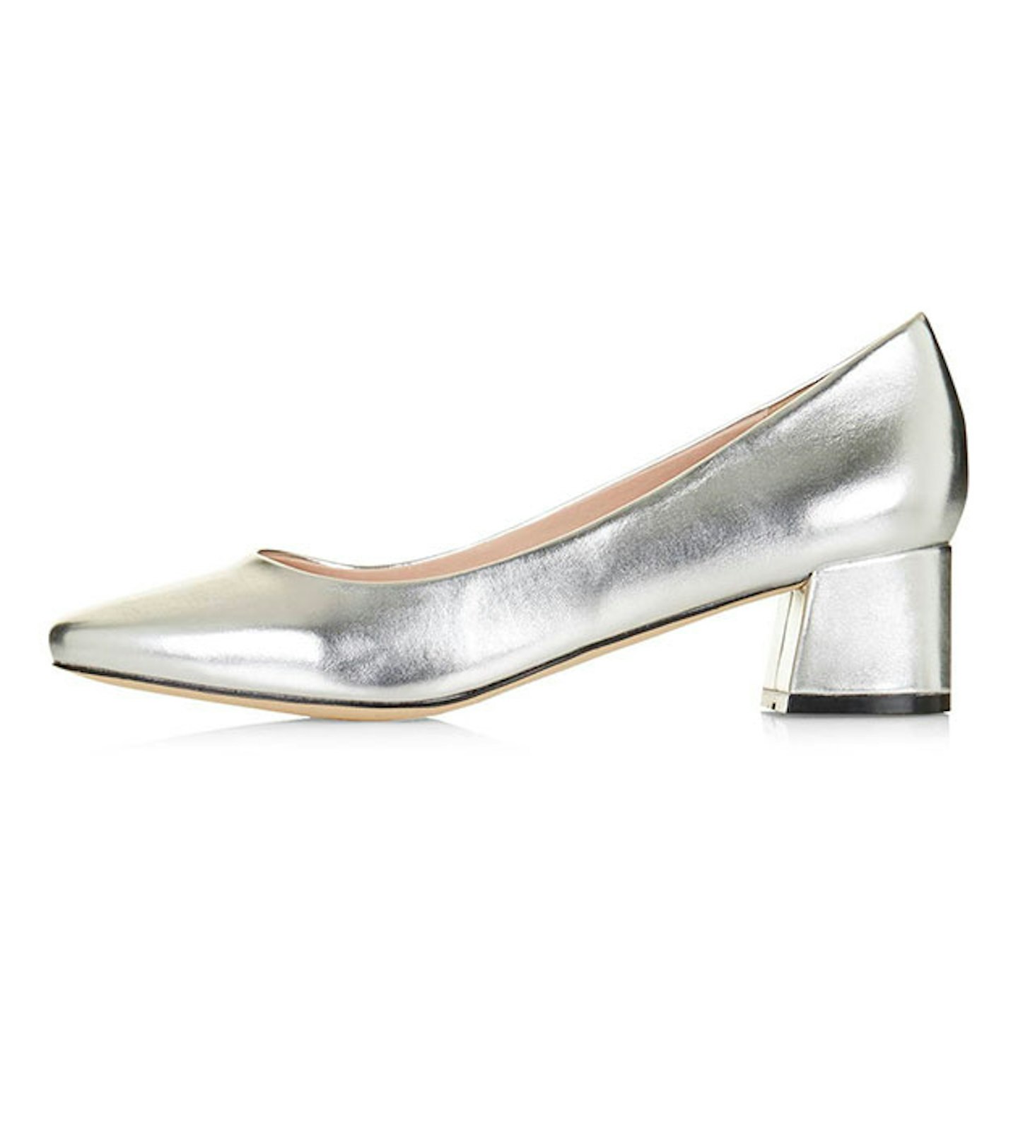 new shoes topshop silver heels