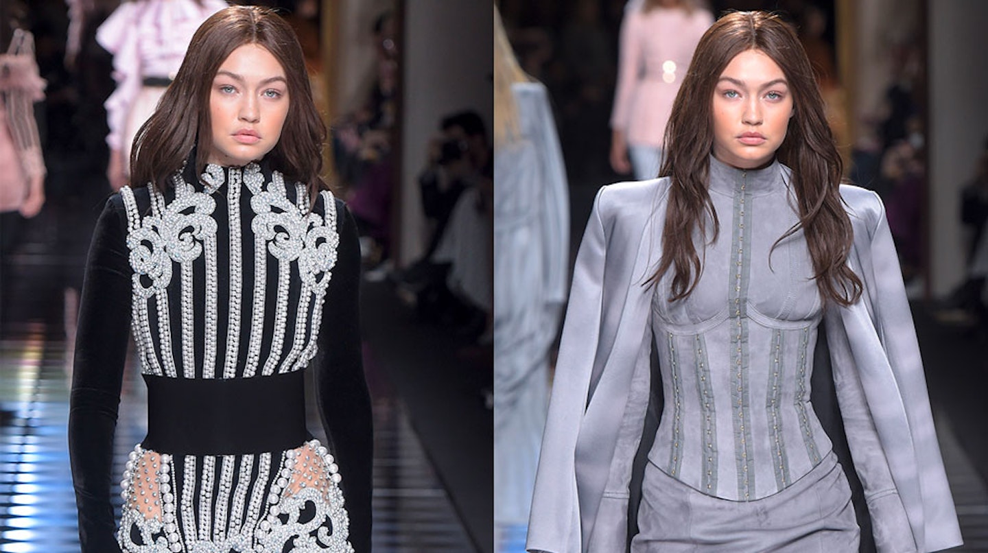 Kendall Jenner Gigi Hadid Swap Hair Colors At Balmain Fall 2016