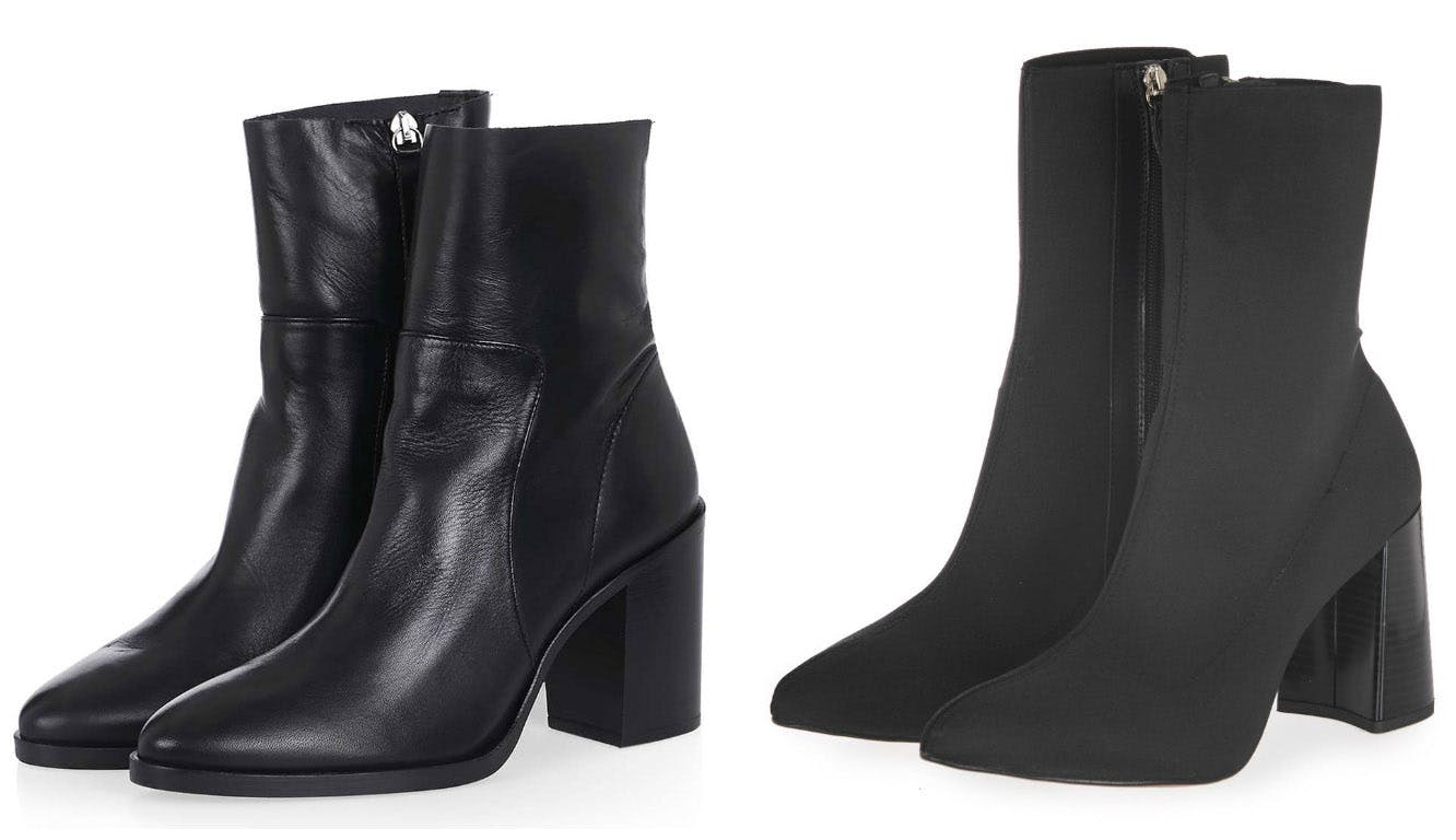 Topshop million clearance sock boot