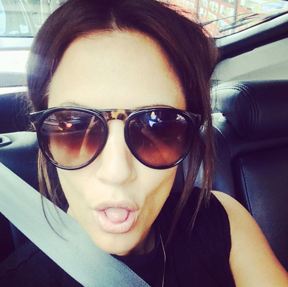 Caroline flack best sale ray ban sunglasses