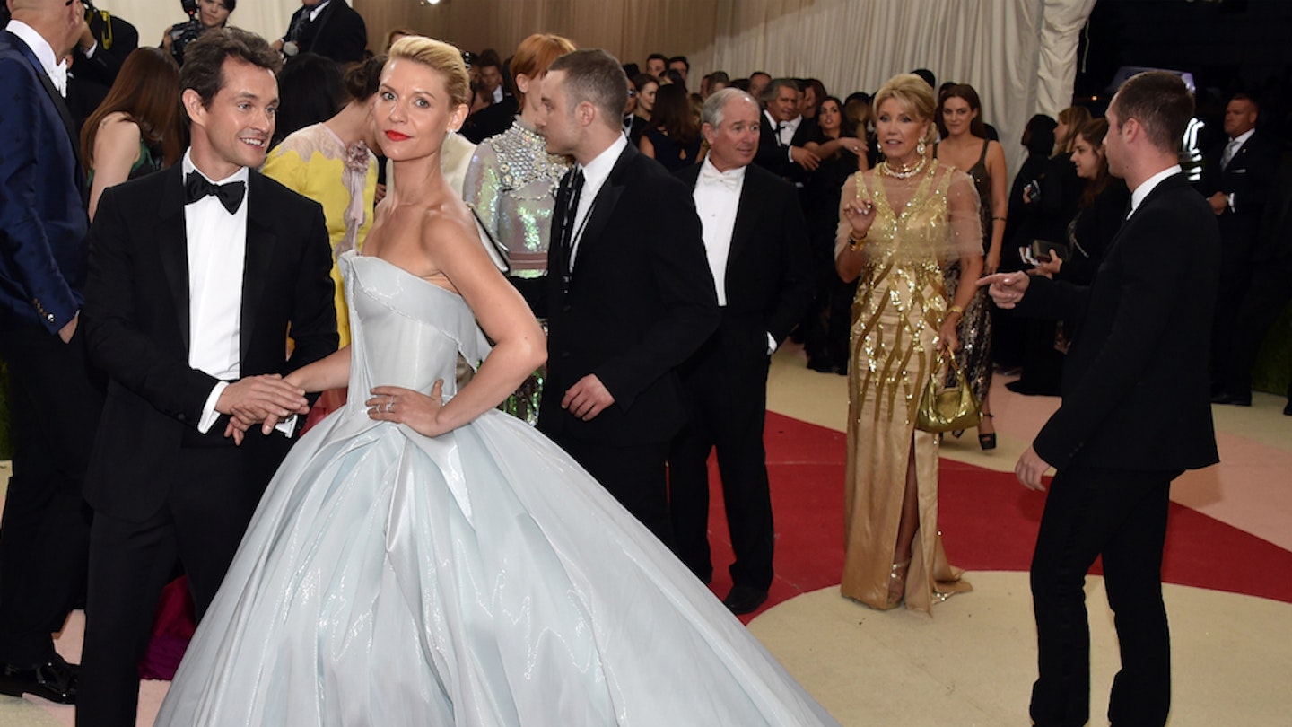 Claire danes light sales up cinderella dress