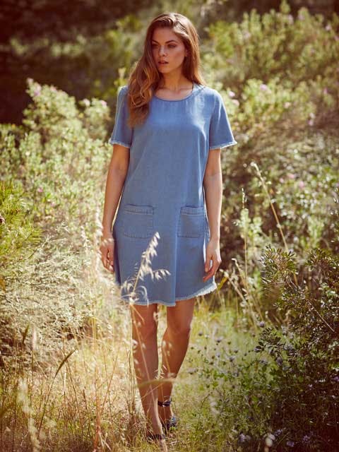 F&f on sale denim dress