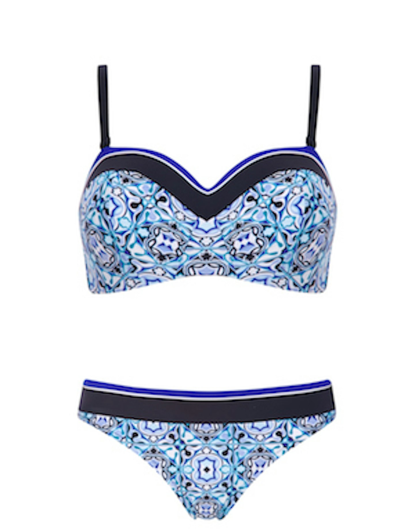 Figleaves tile print bikini