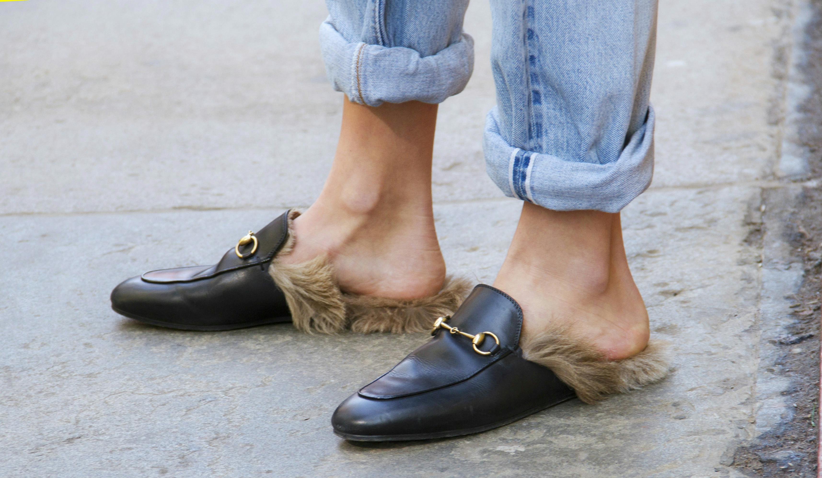 gucci loafers winter