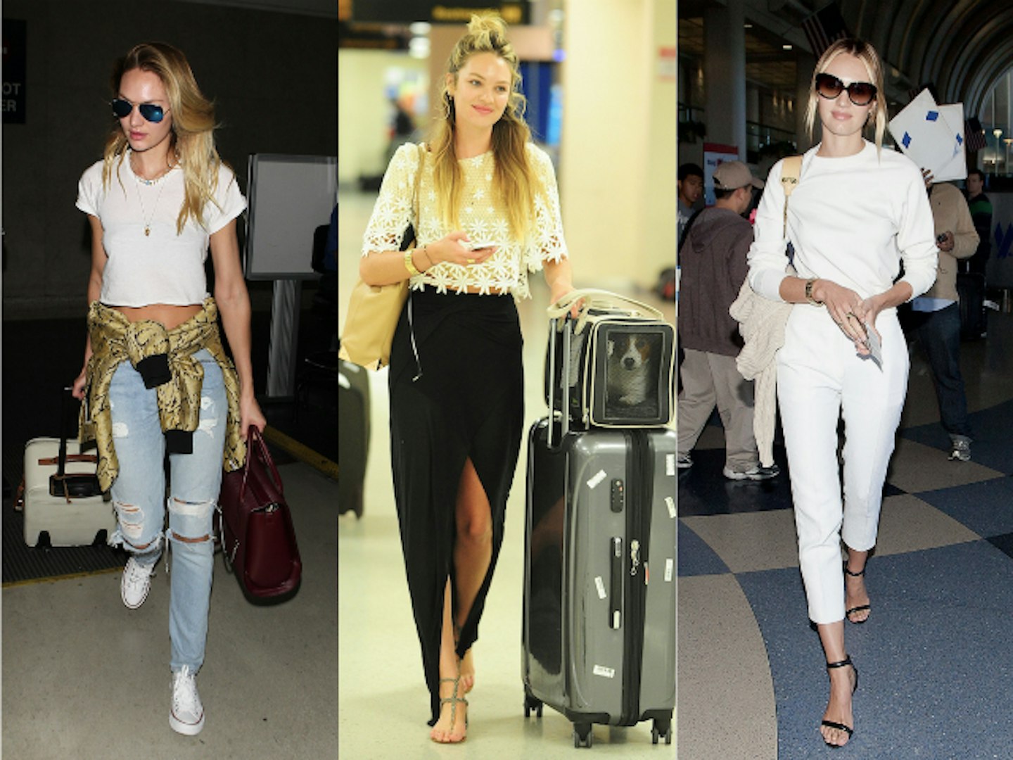 candice swanepoel airport style fashion