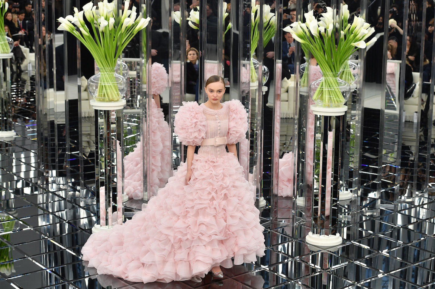 Lily-Rose Depp Is This Season's Chanel Bride At The Couture Show