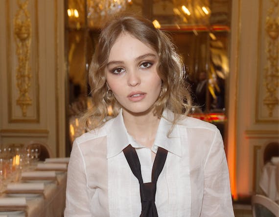 How LilyRose Depp Did Her Pretty in Pink Makeup for The King Premiere   Vogue