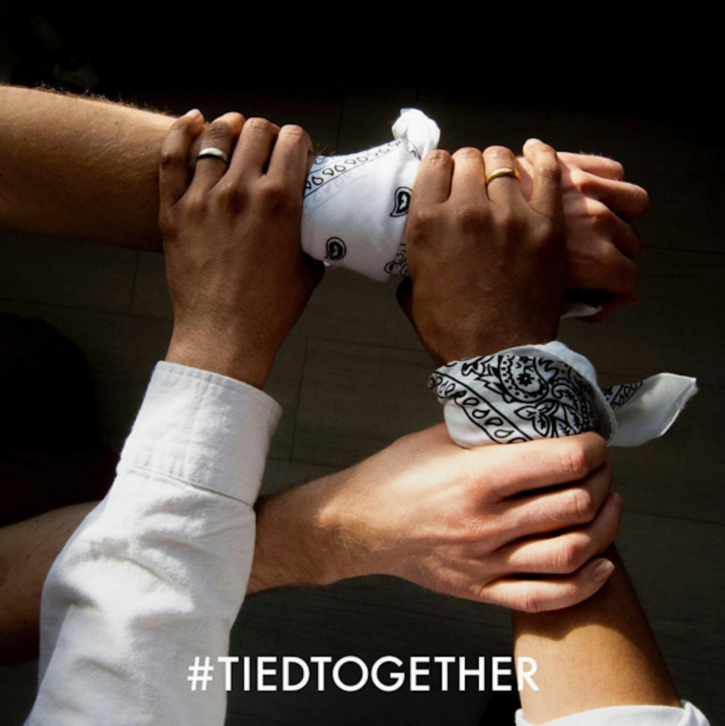 tied together